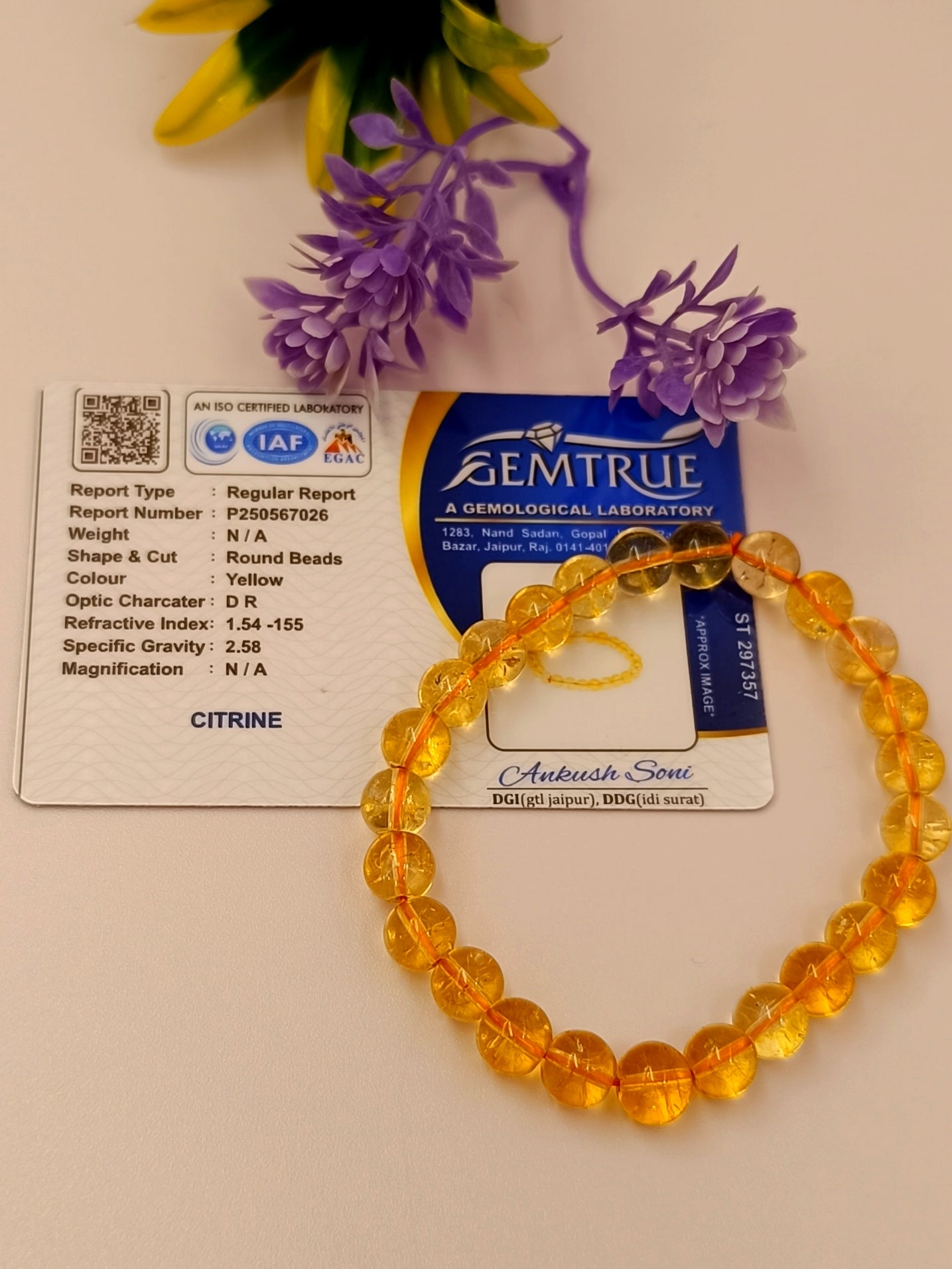 Citrine Bracelet – Sunehla Bracelet