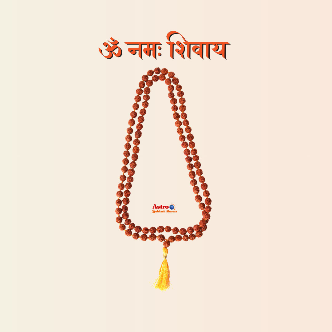 5 mukhi rudraksha mala