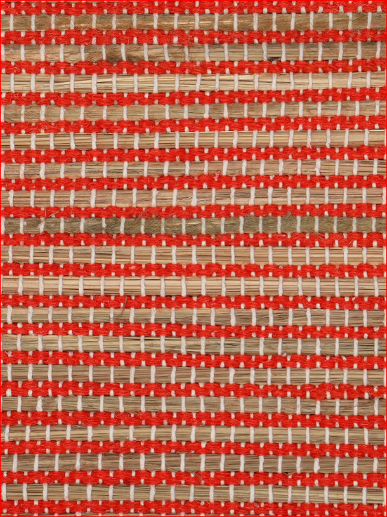 Orange Kusha Grass & Wool Aasan for Puja, Meditaion & Japa