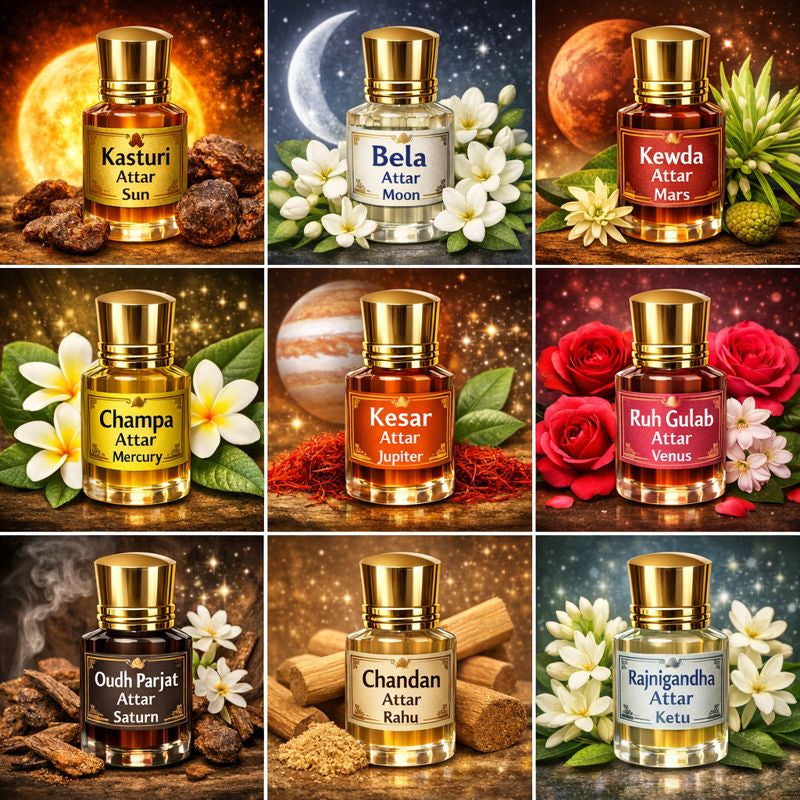 Navgraha Attar Combo – Complete Planetary Fragrance Remedy