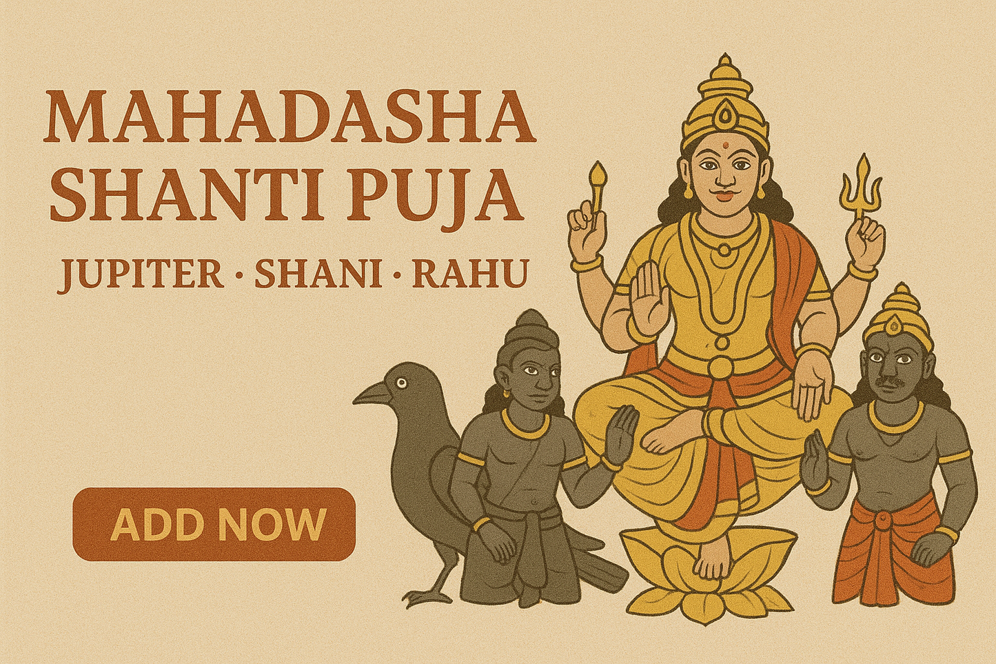 Mahadasha Shanti Puja for Jupiter · Shani · Rahu