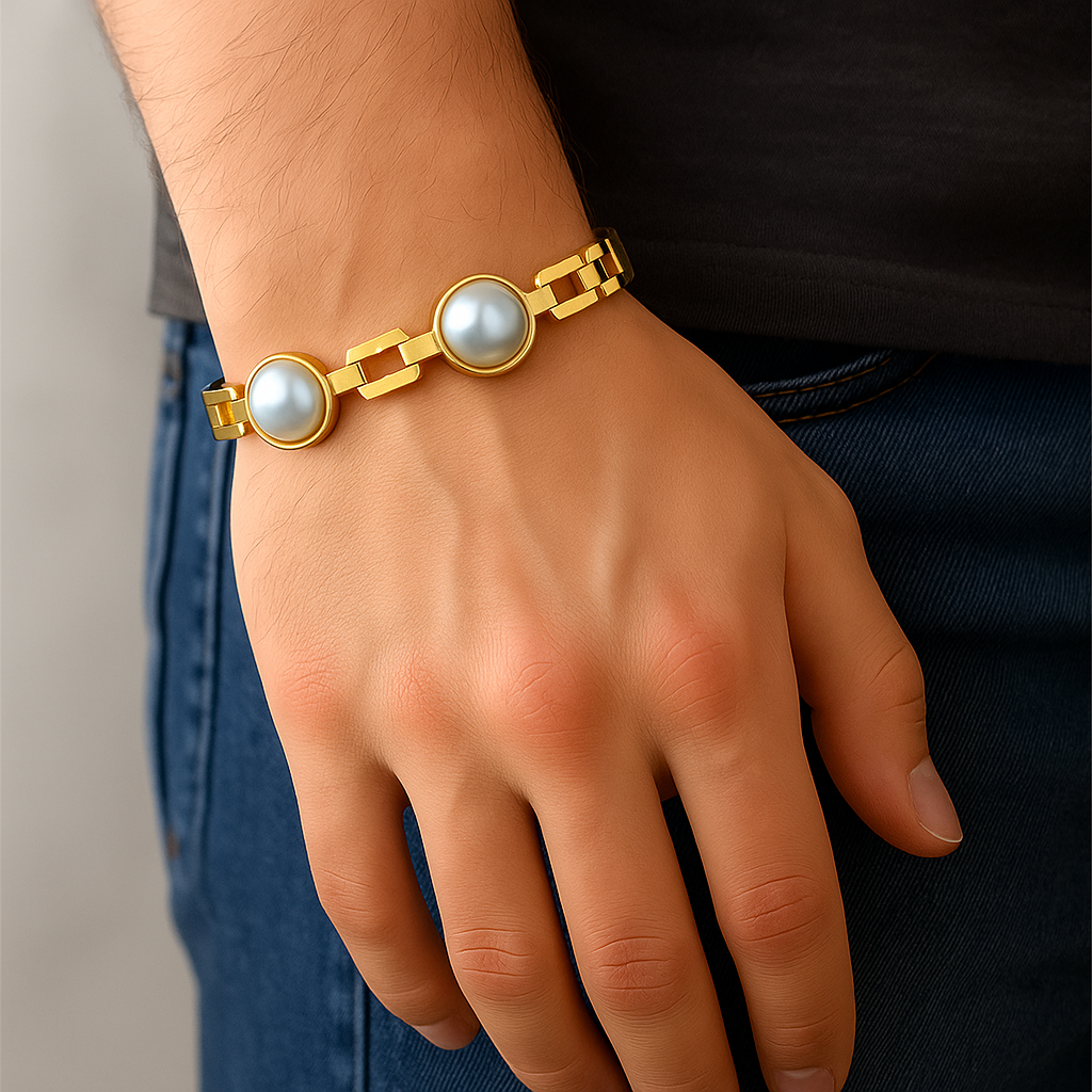 Adjustable Pearl Bracelet For Cancer Sign