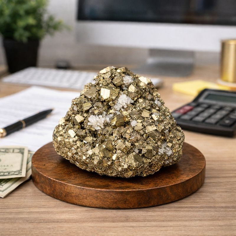 Raw Pyrite Stone for Wealth & Abundance