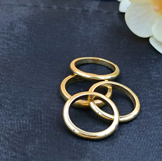 Tridhatu Mangal Challa – Trimetal Ring – Teen Dhatu Challa - Brass Mix