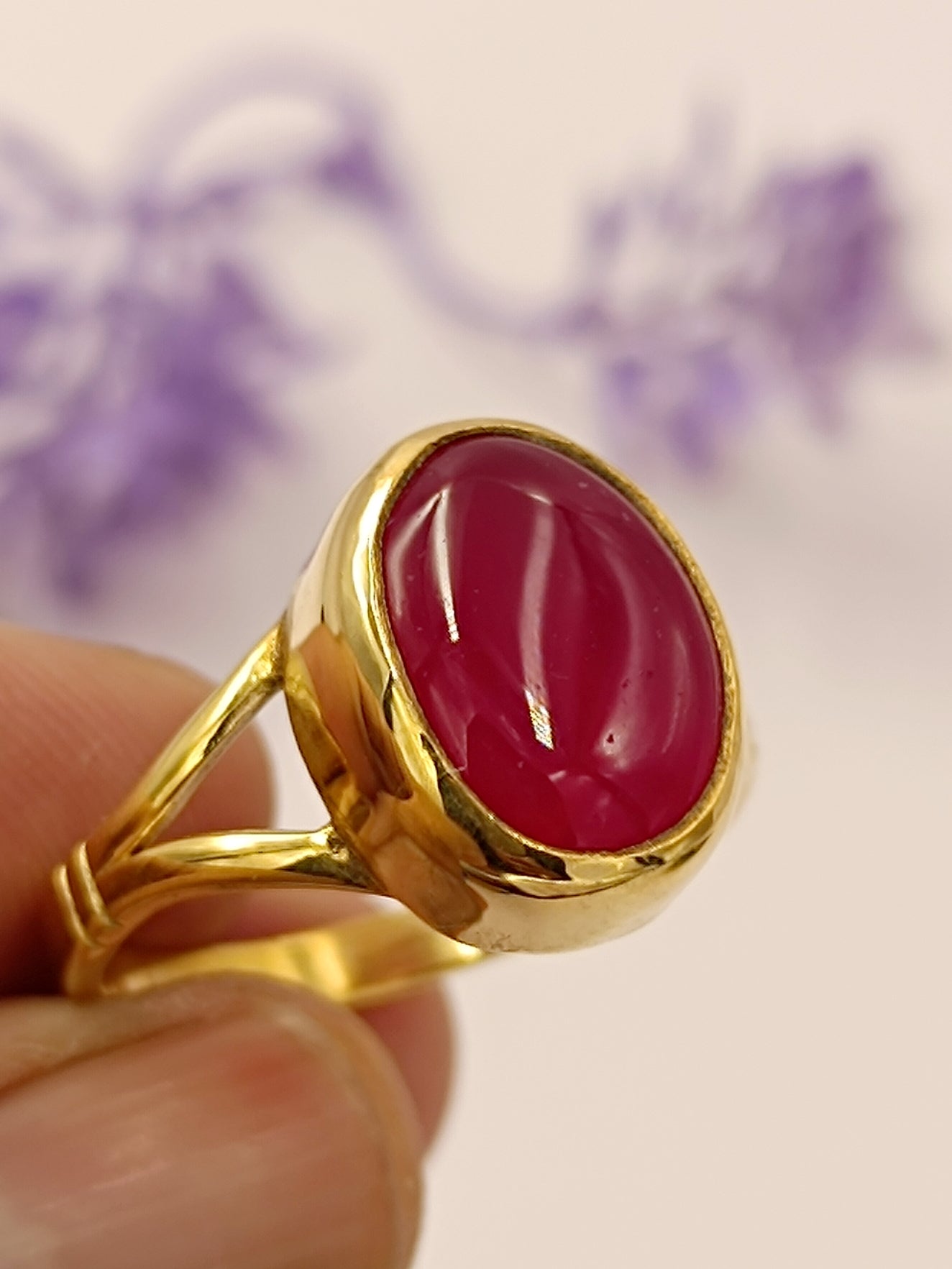 Red White Stone For Mangal & Rahu – Lal Rakt Mani