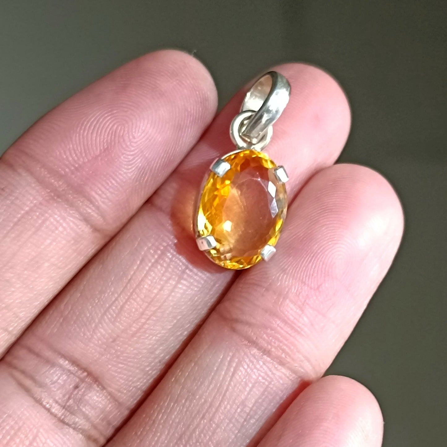 Sunehla Gemstone – Citrine Gemstone For Jupiter – Panchdhatu Ring