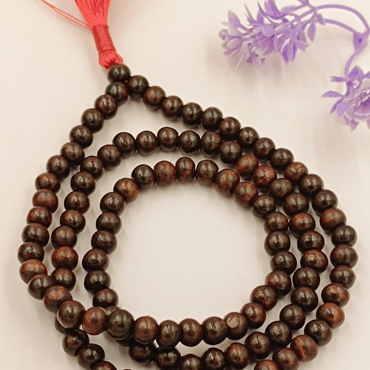 Red Chandan Mala 108 Beads – Lal Chandan Mala For Jap