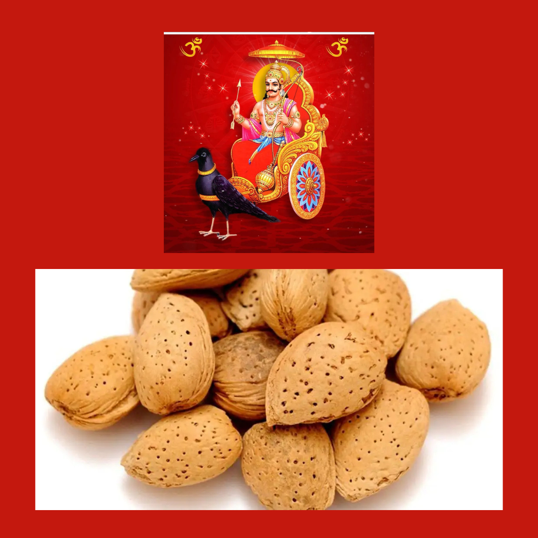 Almonds With Shell - Sabut Badam - 400gm - For Shani Upay