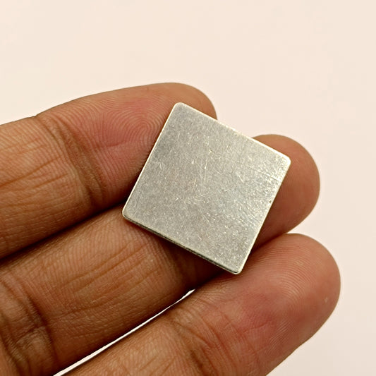 Silver Tukda - Energized Silver Square Piece 4gm - 2 By 2 Centimeters