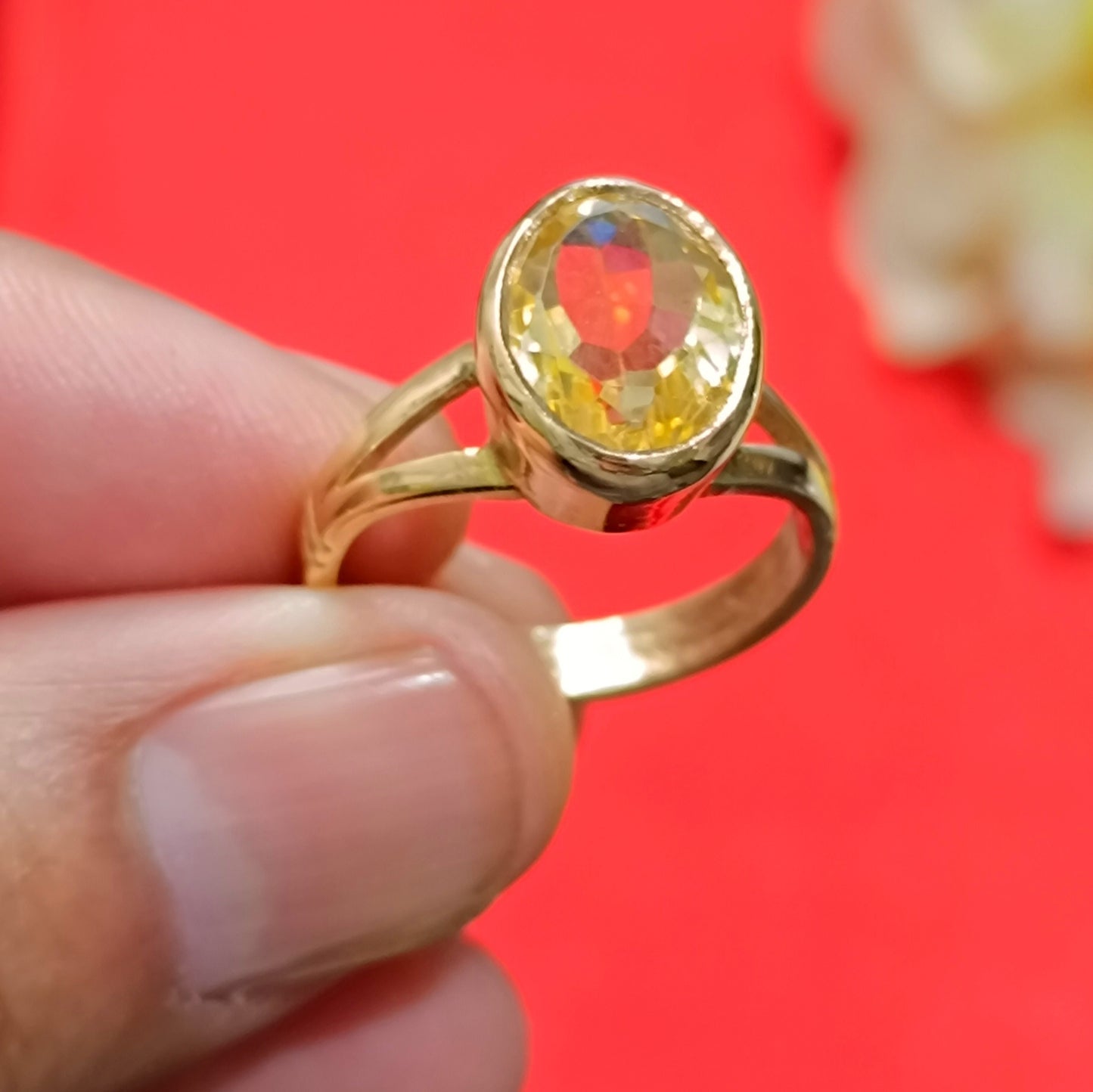 sunehla ring panch dhatu