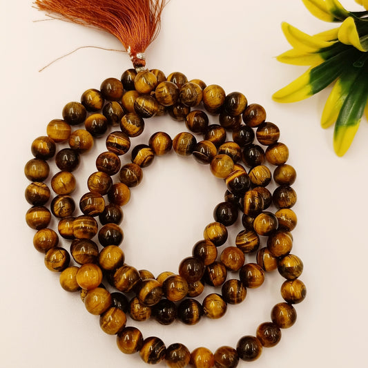 Tiger Eye Mala 108 Beads