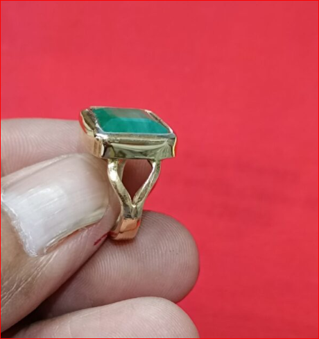Panna Ratna – Emerald – Panchdhatu Ring or Locket