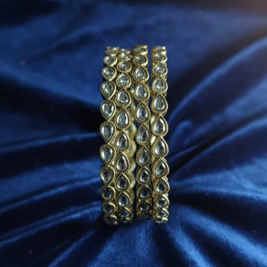 Matt Finish Antique Bangles