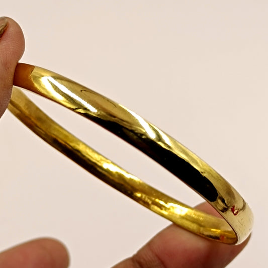 Ashtdhatu Kada - Energized Simple & Sikhi Design - 35 Grams