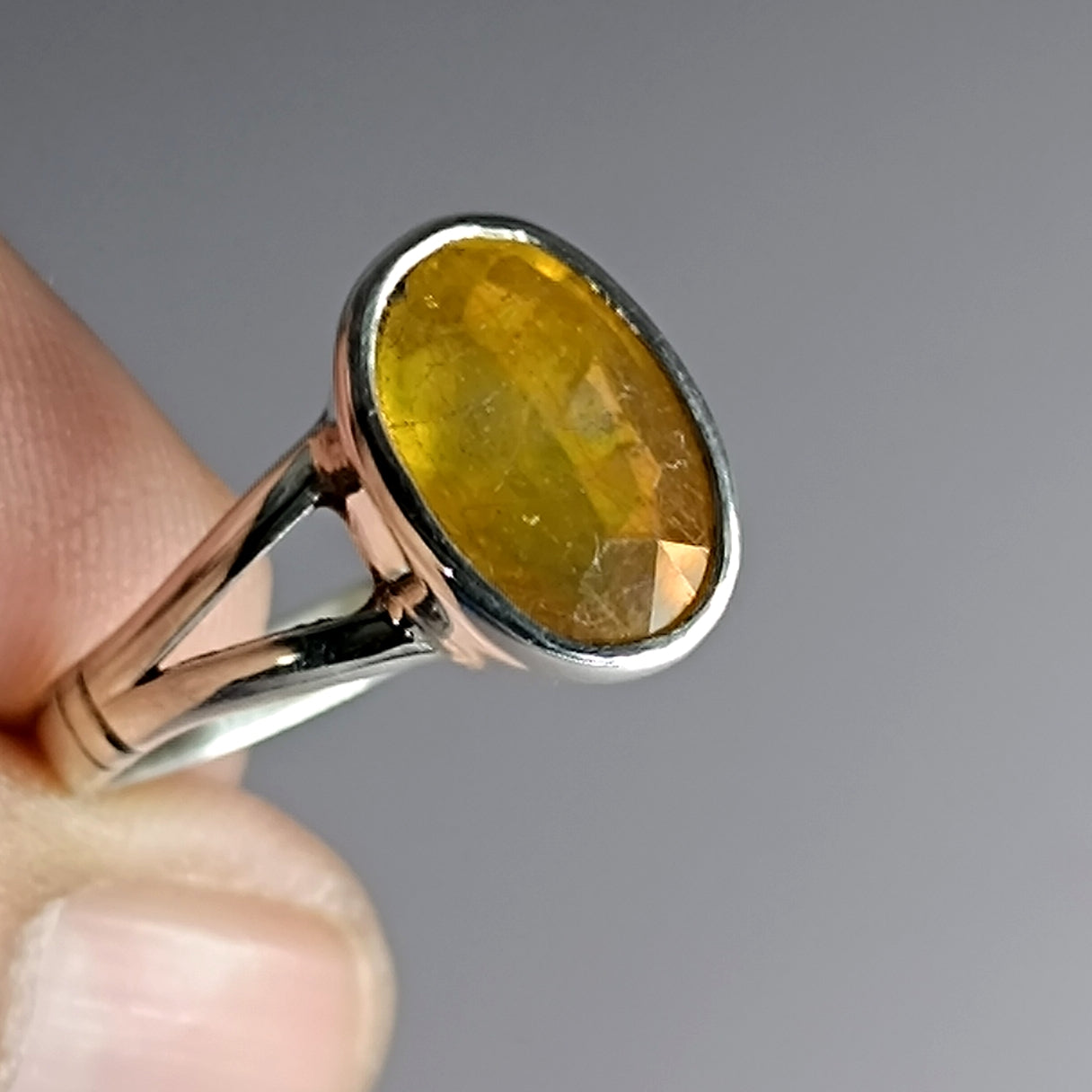 Pukhraj Yellow Sapphire For Jupiter Planet Ring or Pendant