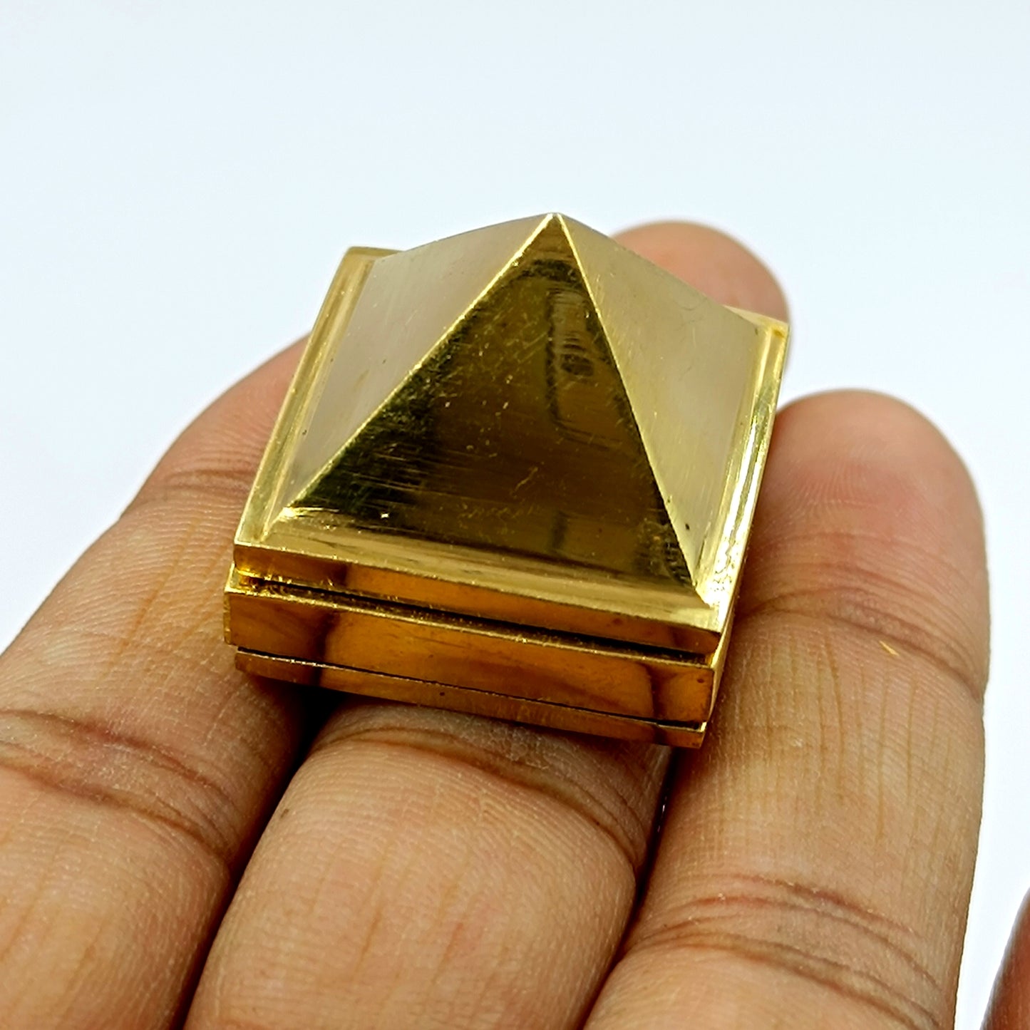Brass Pyramid for Vastu Correction - 50 gm - 3 Piece Set