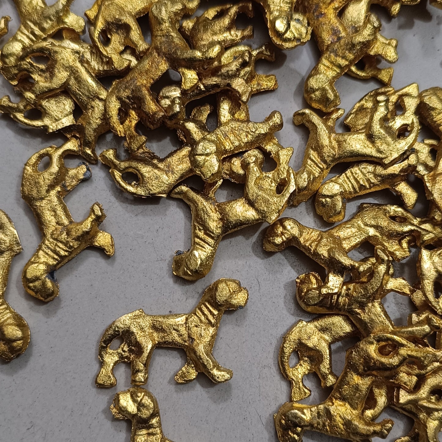 Brass Dogs For Jalpravah - 43 Piece Set