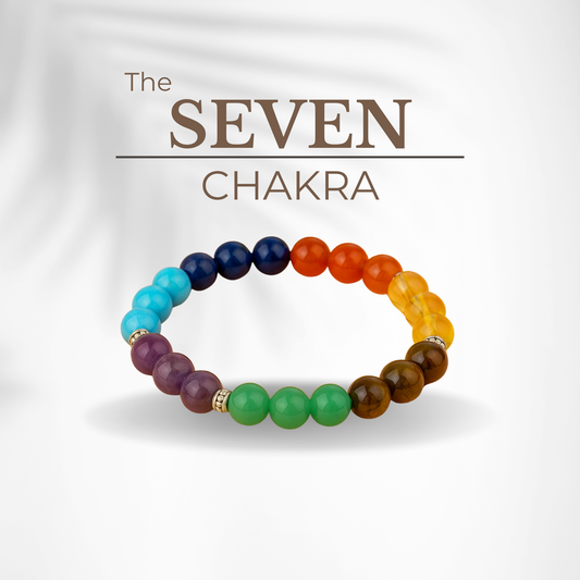 7 Chakra Bracelet | Best Healing Power Natural Stone Elastic Bracelet | सात चक्र ब्रेसलेट