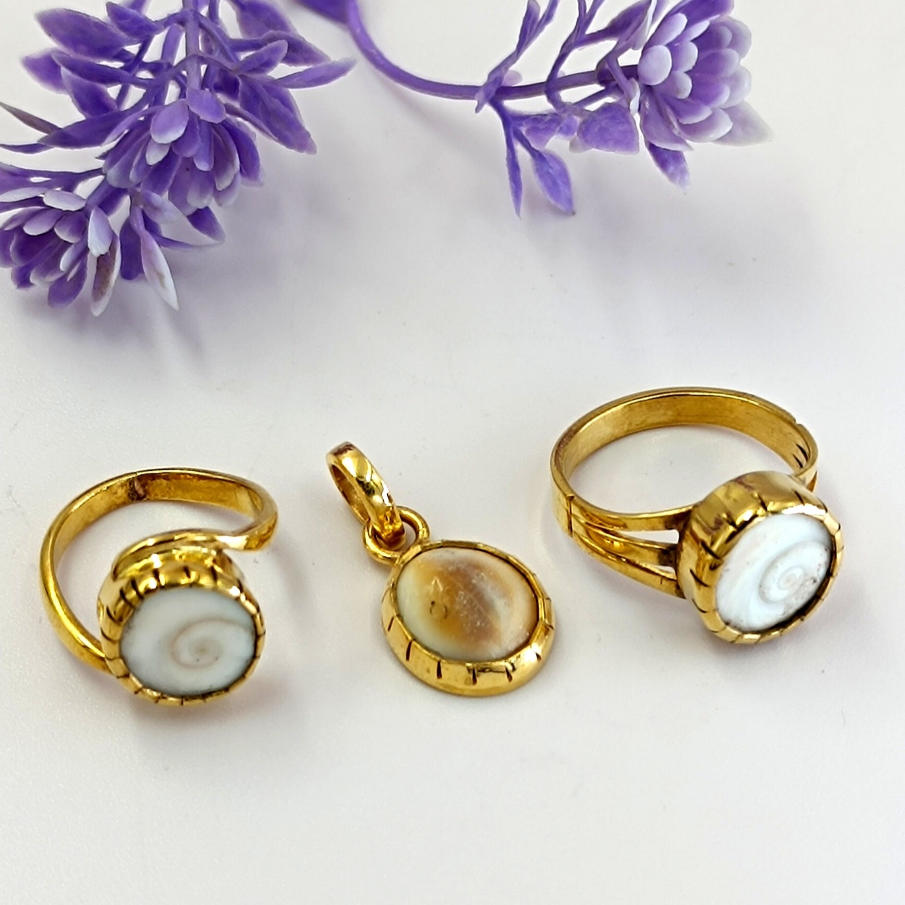 Gomti Chakra For Wealth Prosperity & Protection - Silver Ring or Locket