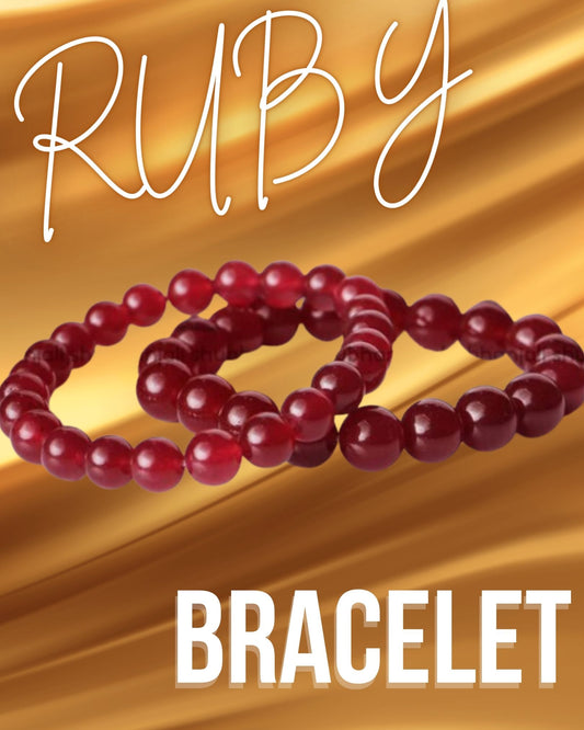 Ruby Bracelet – For Courage Confidence & Health