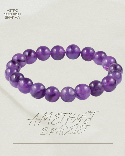 Amethyst Bracelet – Kataila Bracelet For Shani
