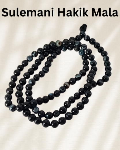 Sulemani Hakik Mala 108 Beads