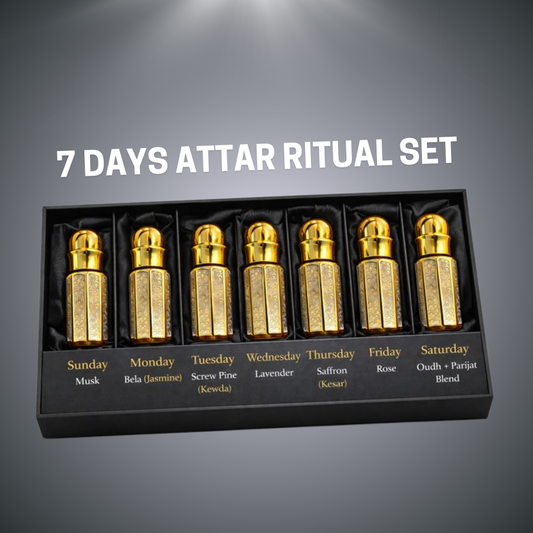 7 Days Attar Ritual Set For All Planets | Daily Use Attar Combo