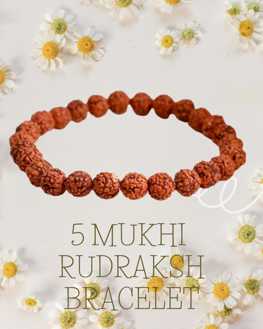 5 Mukhi Rudraksha Bracelet