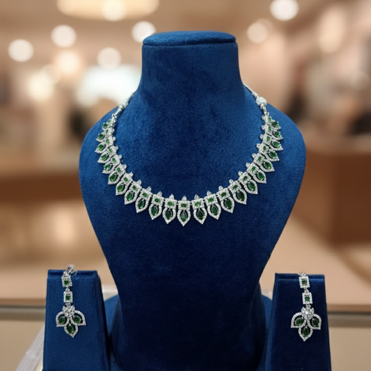 Premium AD Work Necklace Set