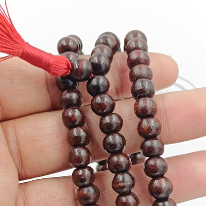 Red Chandan Mala 180 Beads – Lal Chandan Mala For Jap