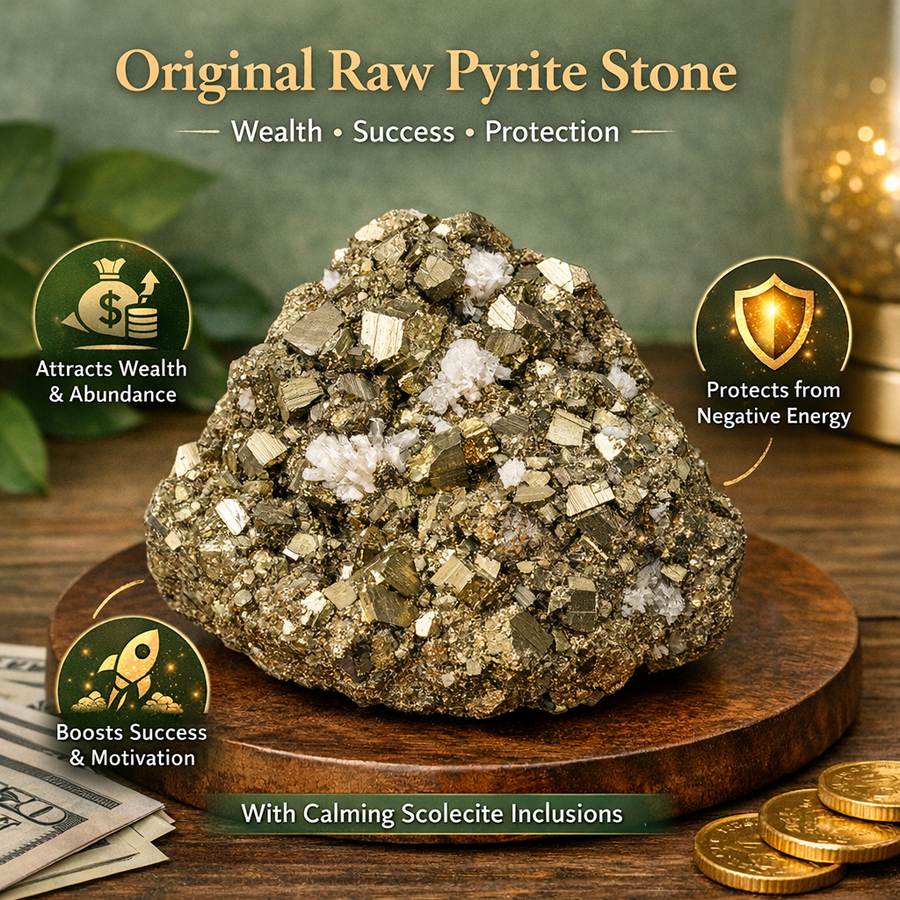 Raw Pyrite Stone for Wealth & Abundance
