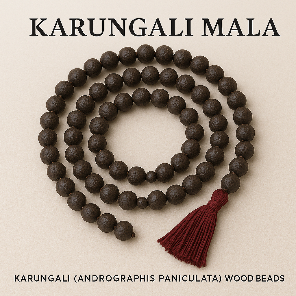 Karungali Mala – Ebony Mala 108 Beads