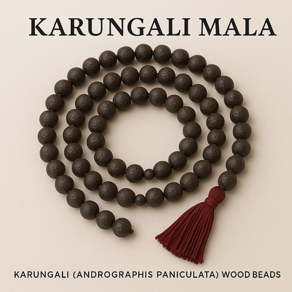 Karungali Mala – Ebony Mala 108 Beads