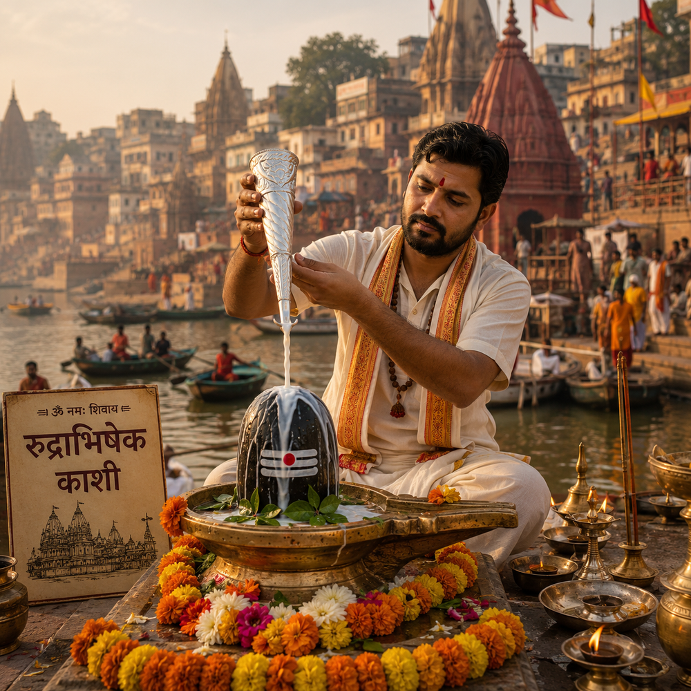 Rudrabhishek in Kashi