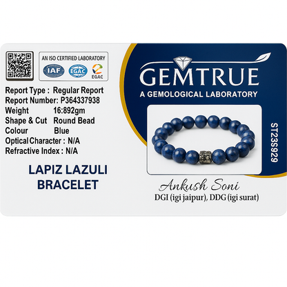Lapis Lazuli Bracelet – Lajwart Bracelet For Shani Planet