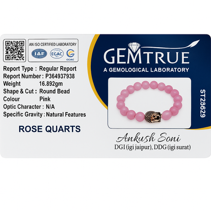 Rose Quartz Bracelet For Love & Relationship