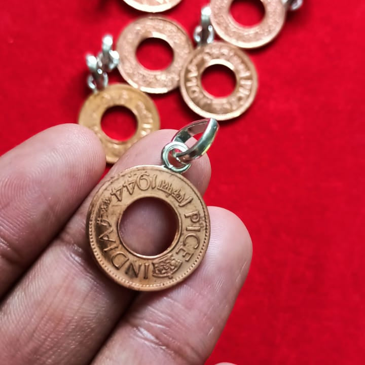 Copper Coin Locket With Hole