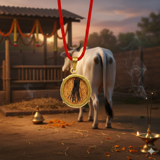 Cow Tail Hairs Locket
