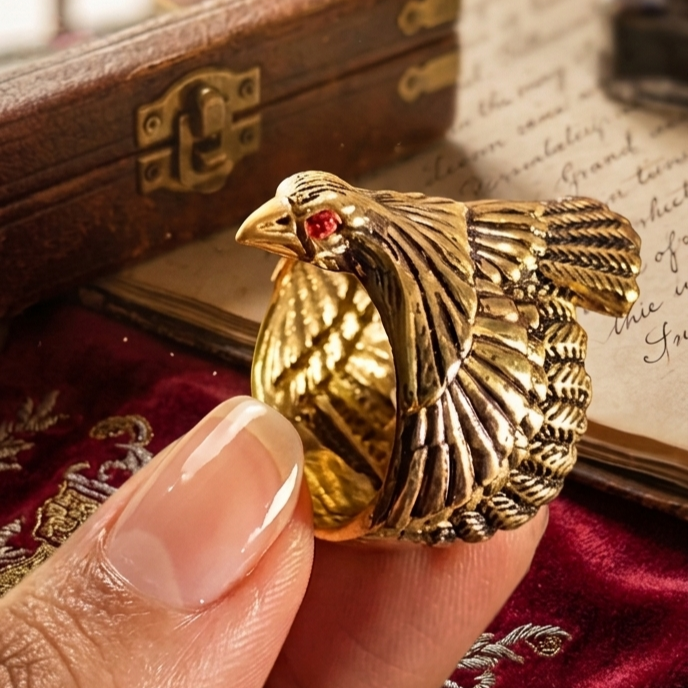 Eagle Ring For Courage And Confidence