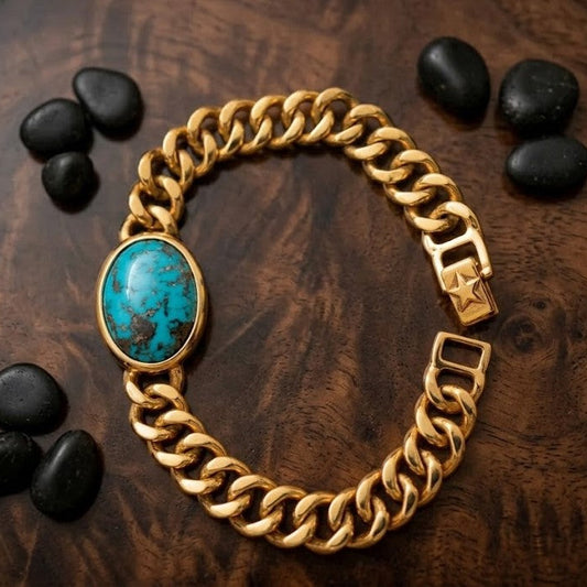 Irani Feroza Bracelet - Panchdhatu Metal Chain