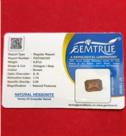 Gomed For Rahu – Panchdhatu Ring Ceylon Hassonite