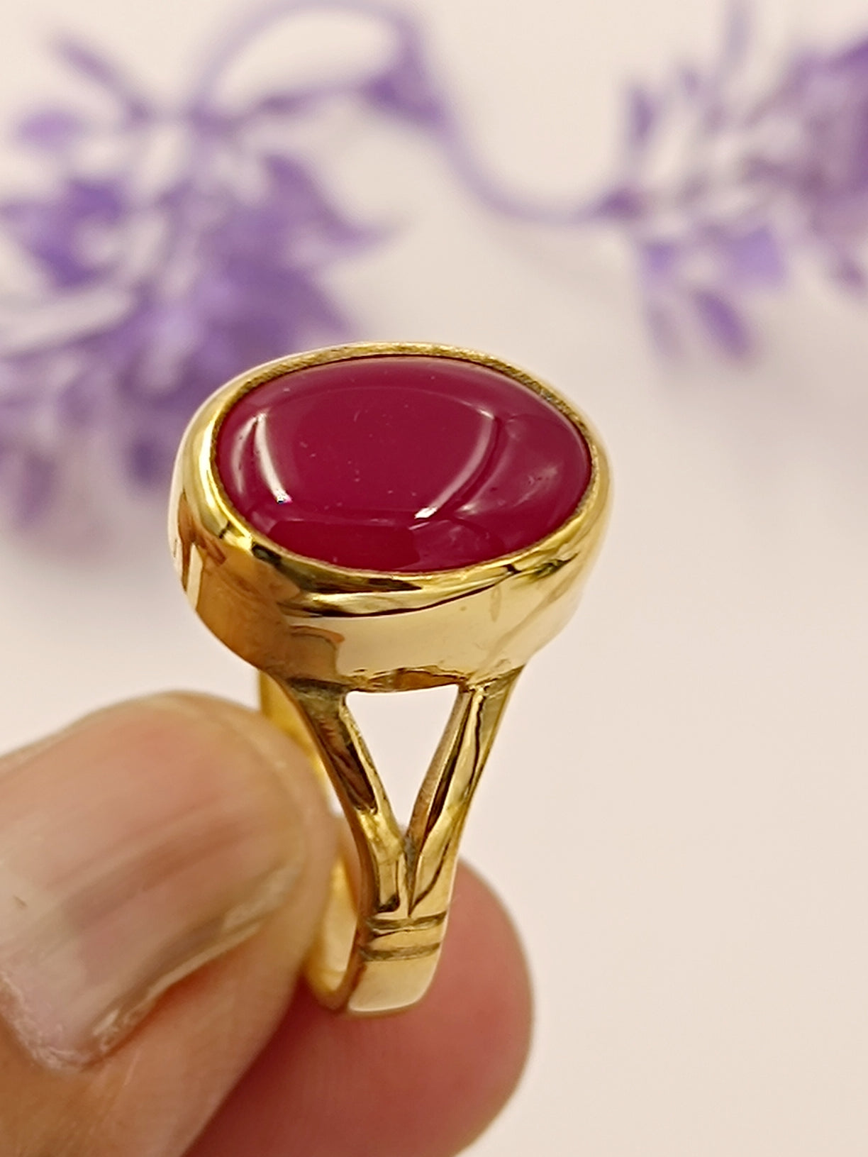 Red White Stone For Mangal & Rahu – Lal Rakt Mani