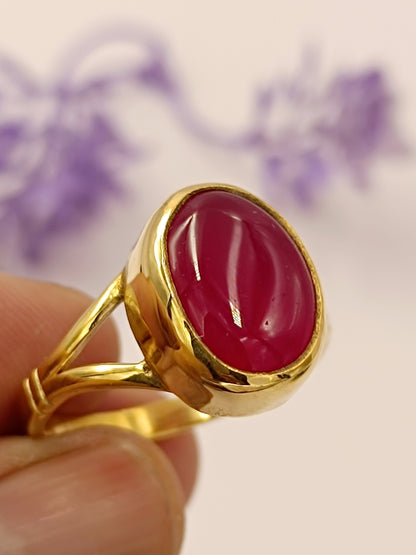 Red White Stone For Mangal & Rahu – Lal Rakt Mani