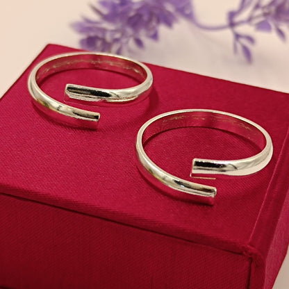 Toe Ring Silver - For Relief from Chronic Health Issues