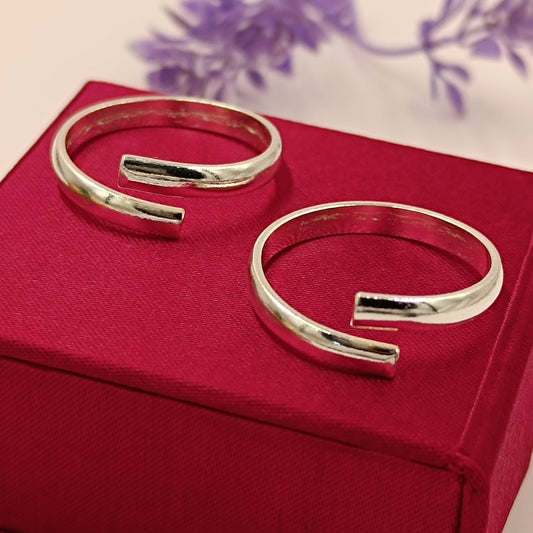 Toe Ring Silver - For Relief from Chronic Health Issues