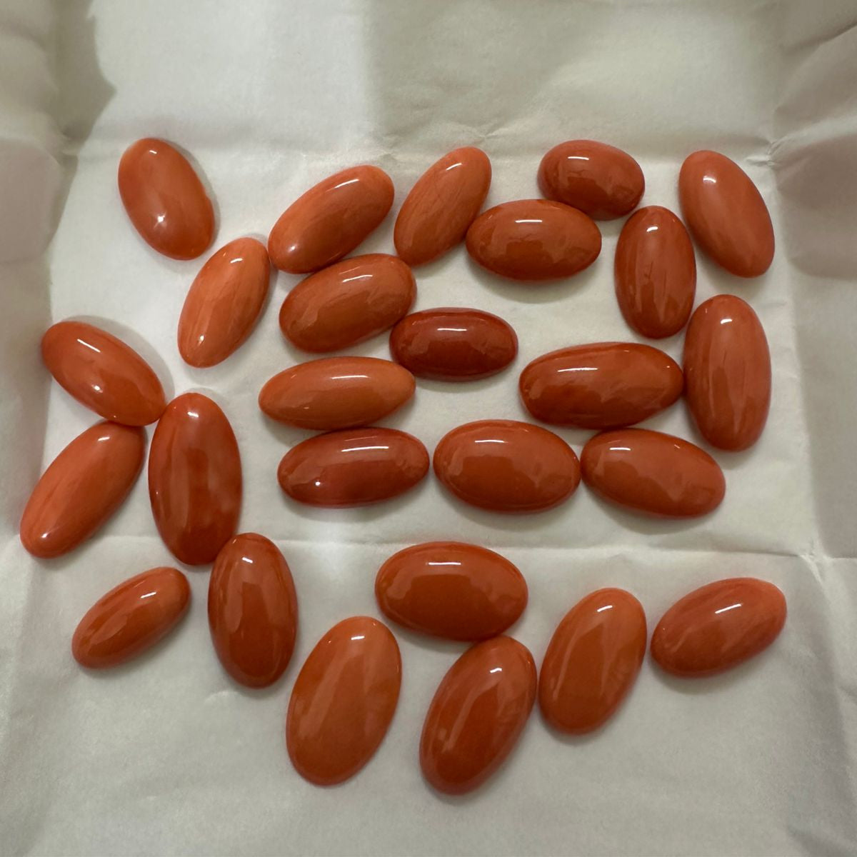 Japanese Red Coral With 7 Ratti Ring or Locket
