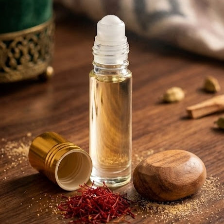 Kesar Chandan Natural Attar Blend For Jupiter Moon Strength 6 ML Roll On