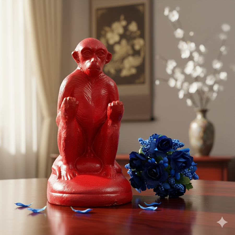 Mitti Ka Lal Bandar - Clay Monkey - Red Monkey