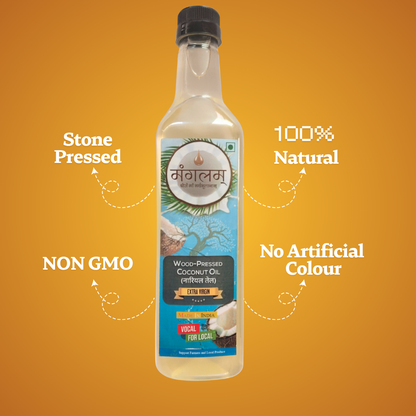 Cold Pressed Virgin Coconut Oil – 100% Natural & Non-GMO (1L)