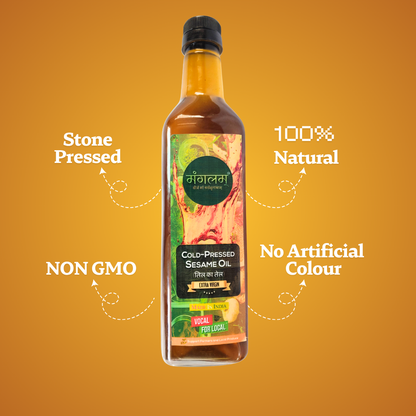 Pure Cold Pressed Sesame (Til) Oil (1L)